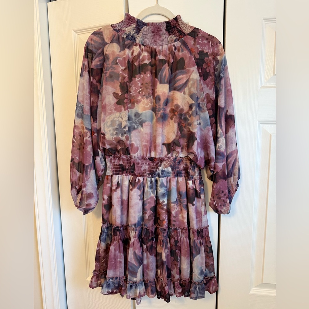 BTFL-life Floral Long Sleeve Dress